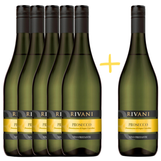 Prosecco D.O.C. Frizzante Rivani 5 + 1